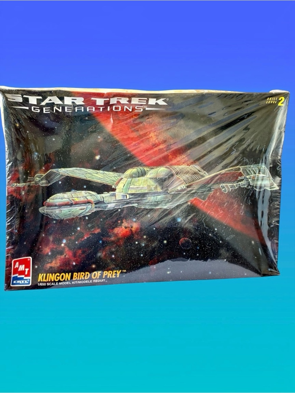 Star Trek Generations Klingon Bird of Prey Model Kit 1995 AMT ERTL #8230 New